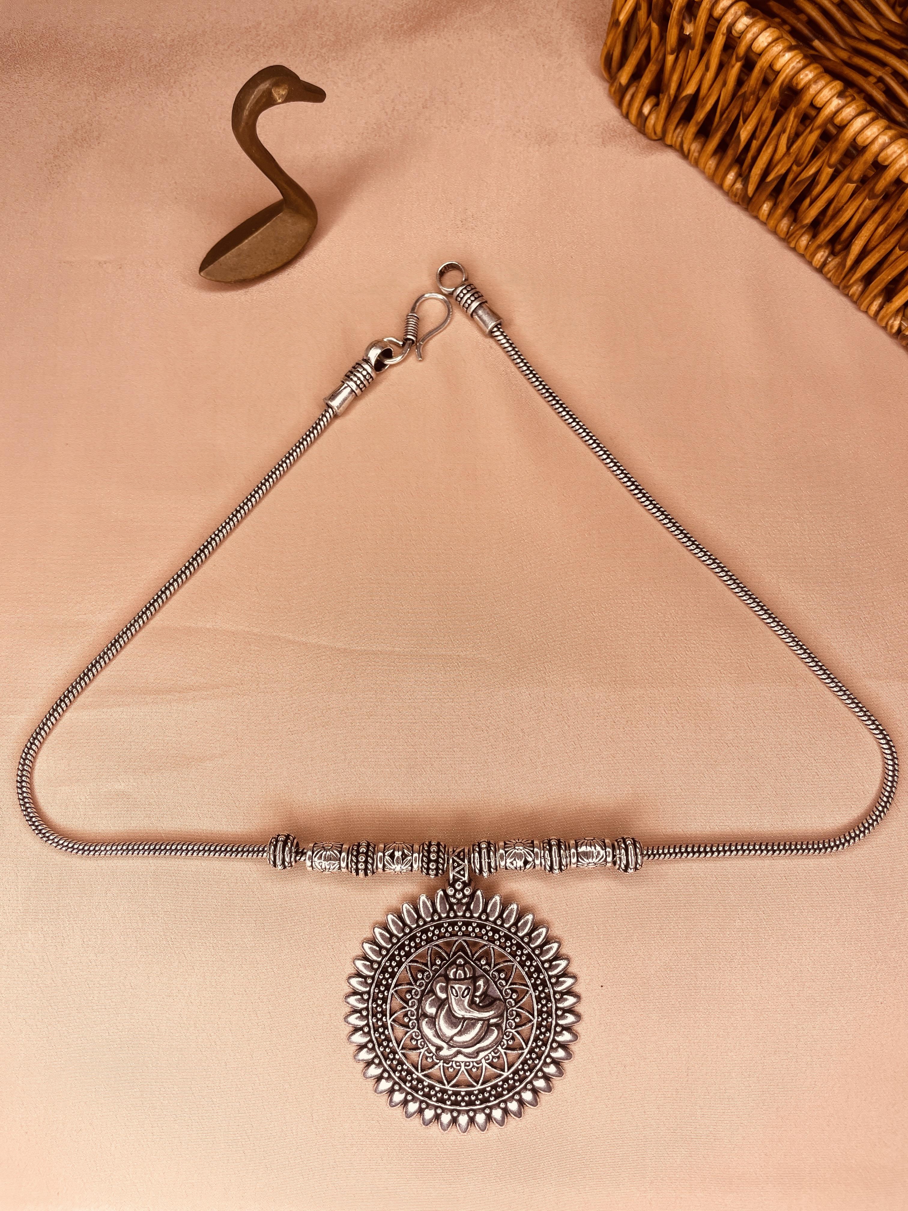 Sun Ganesh Chain Pendent